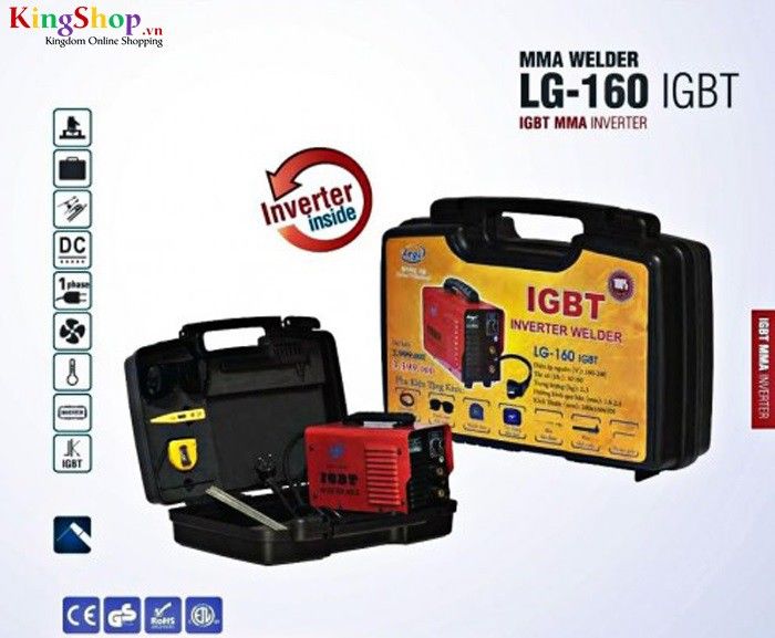 Máy hàn điện tử Legi LG-160 IGBT - Hàng chính hãng