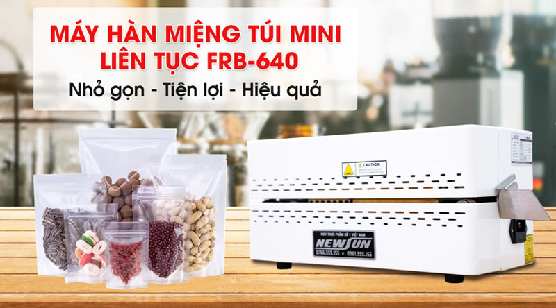 Máy hàn miệng túi Newsun FRB-640 - Hàng chính hãng