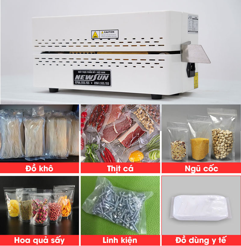Máy hàn miệng túi Newsun FRB-640 - Hàng chính hãng