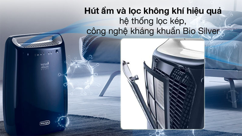 Máy hút ẩm Delonghi DEX216F - Hàng chính hãng