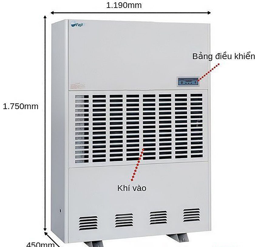 Máy hút ẩm dân dụng FujiE HM-630EB - Hàng chính hãng