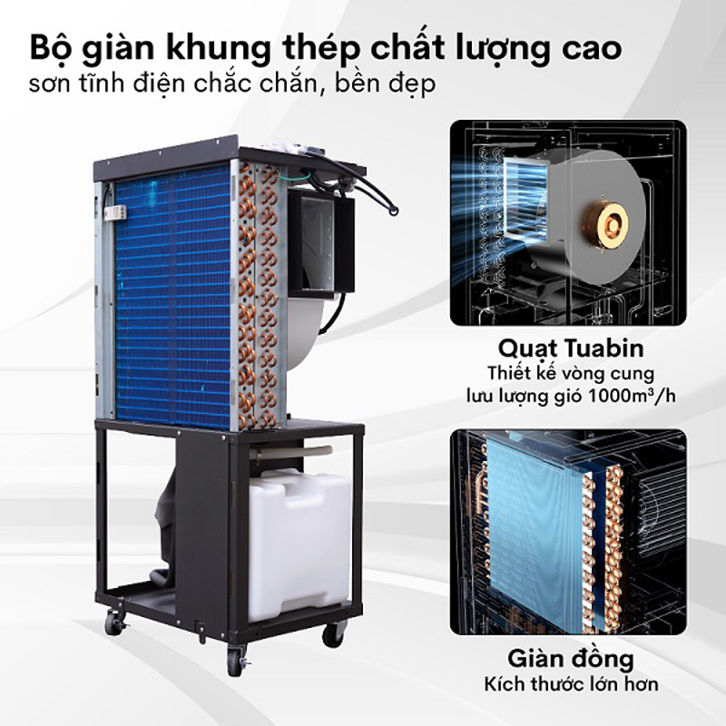 Máy hút ẩm công nghiệp Fujihaia DH150B - Hàng chính hãng