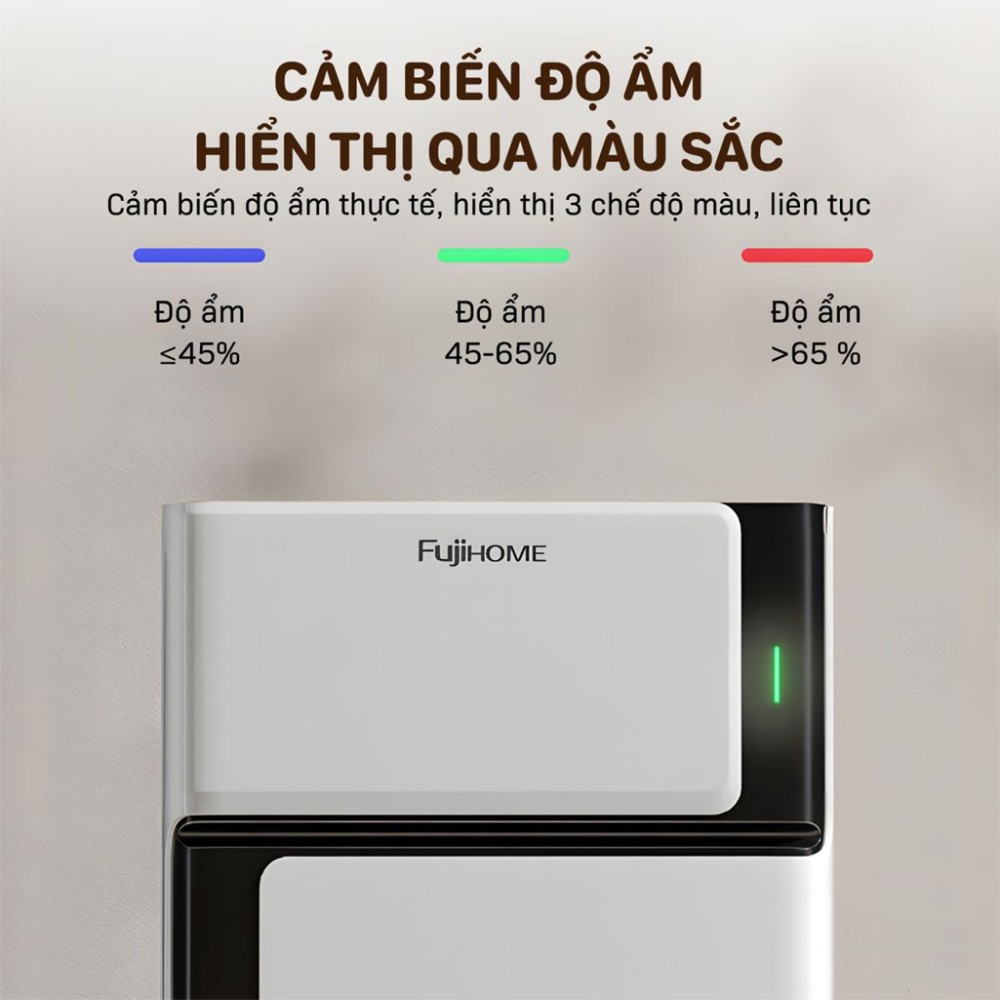 Máy hút ẩm dân dụng Fujihome DH07 - Hàng chính hãng