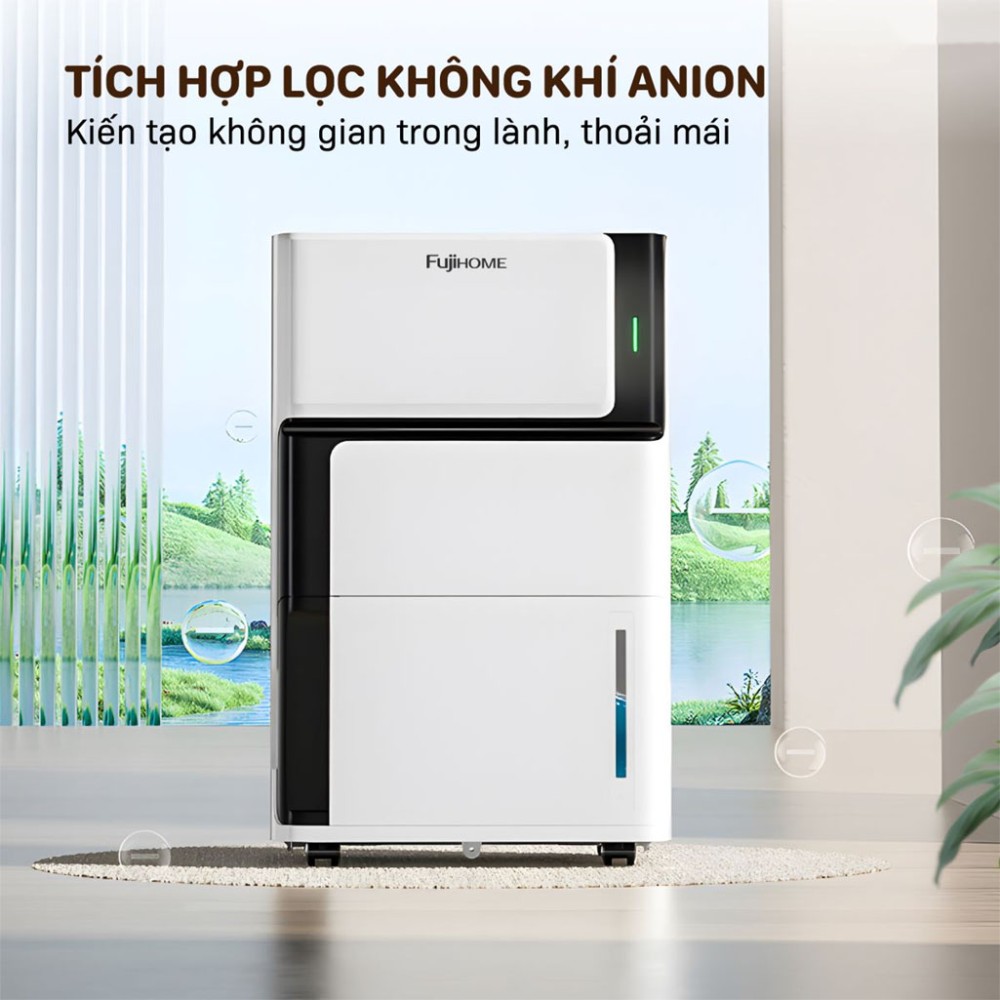 Máy hút ẩm dân dụng Fujihome DH07 - Hàng chính hãng