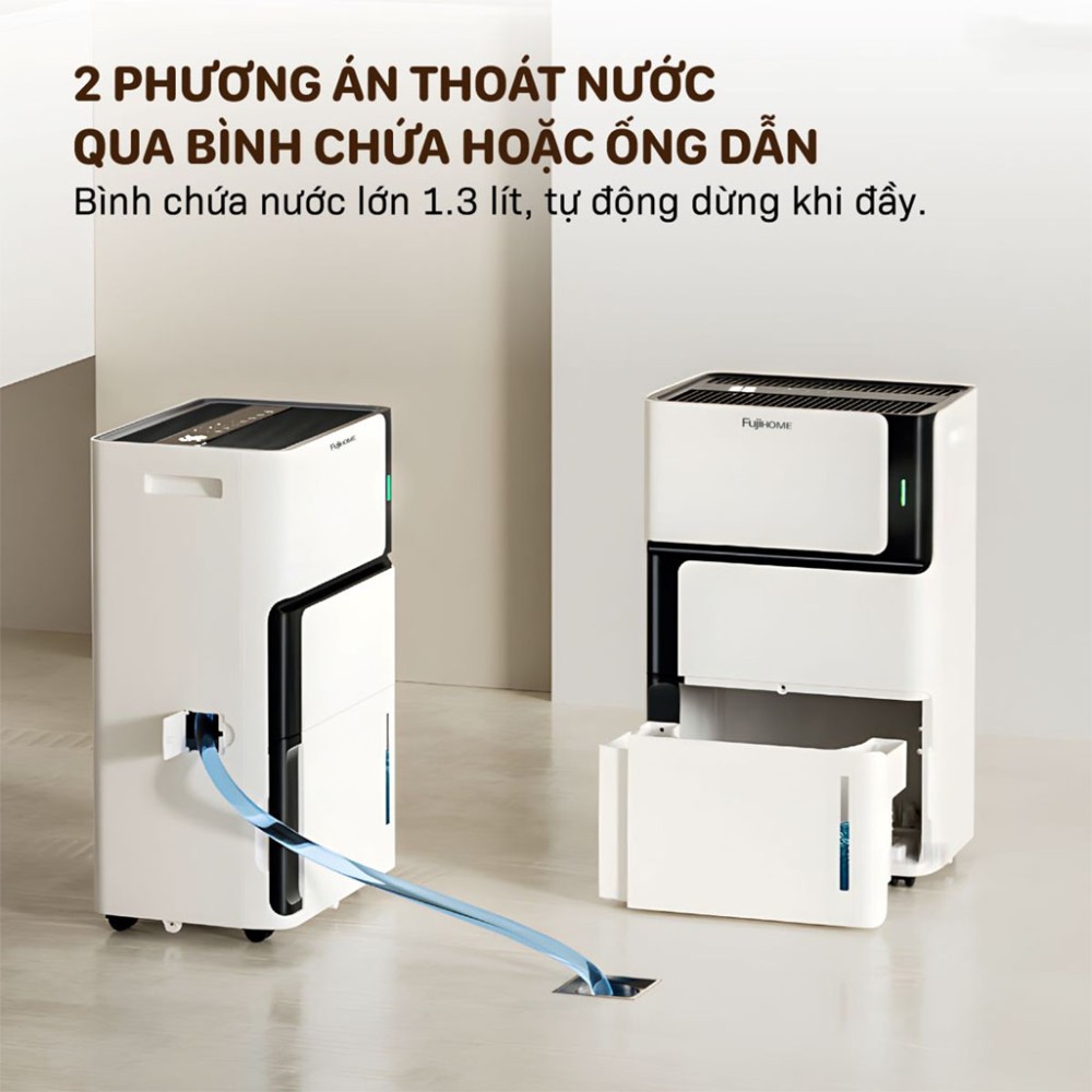 Máy hút ẩm dân dụng Fujihome DH07 - Hàng chính hãng