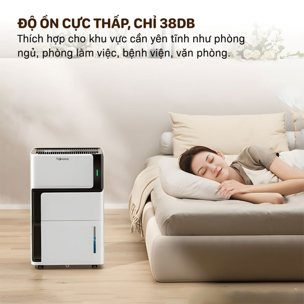 Máy hút ẩm dân dụng Fujihome DH07 - Hàng chính hãng