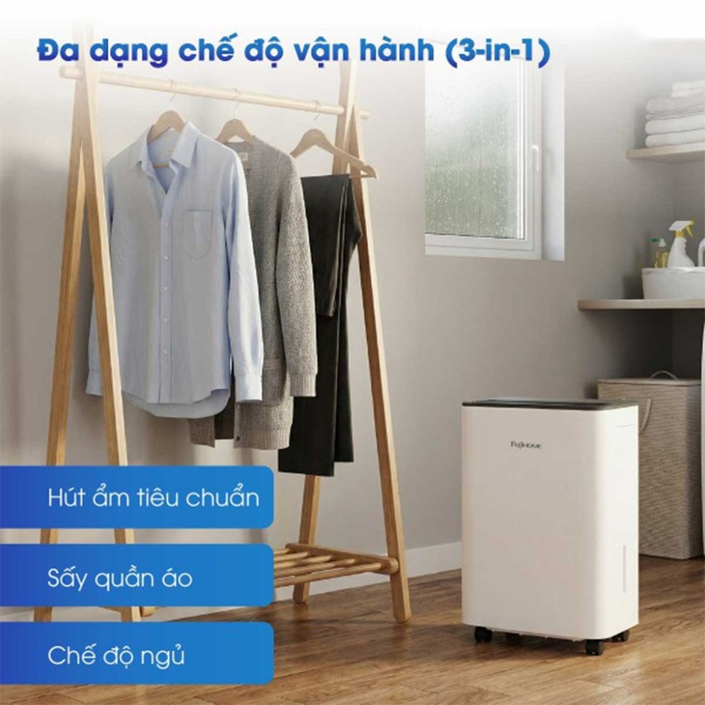 Máy hút ẩm dân dụng Fujihome Eco-Lite DH06LITE - Hàng chính hãng