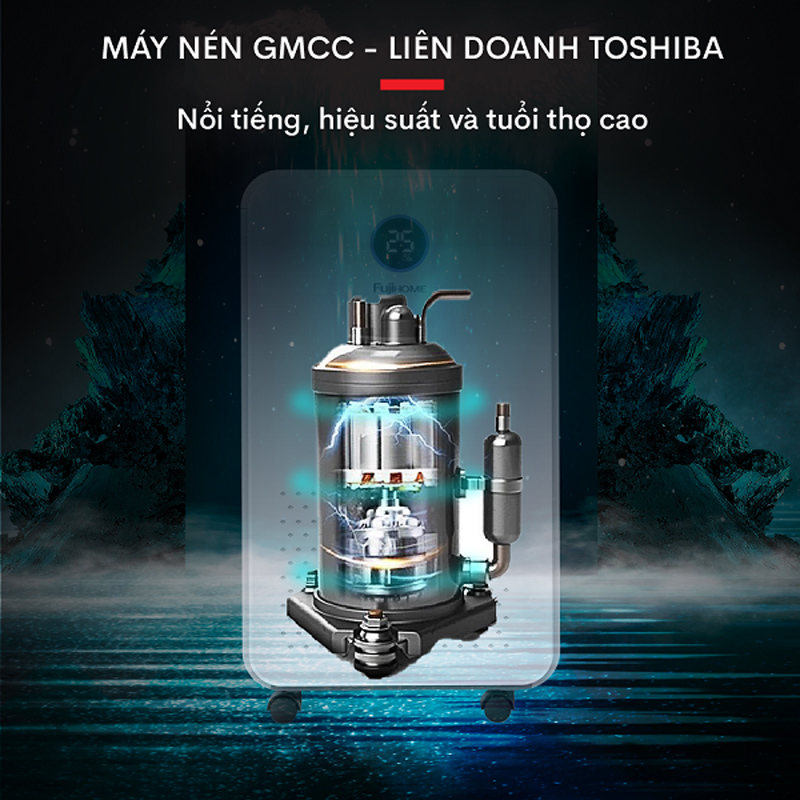 Máy hút ẩm dân dụng Fujihome DH16W - Hàng chính hãng