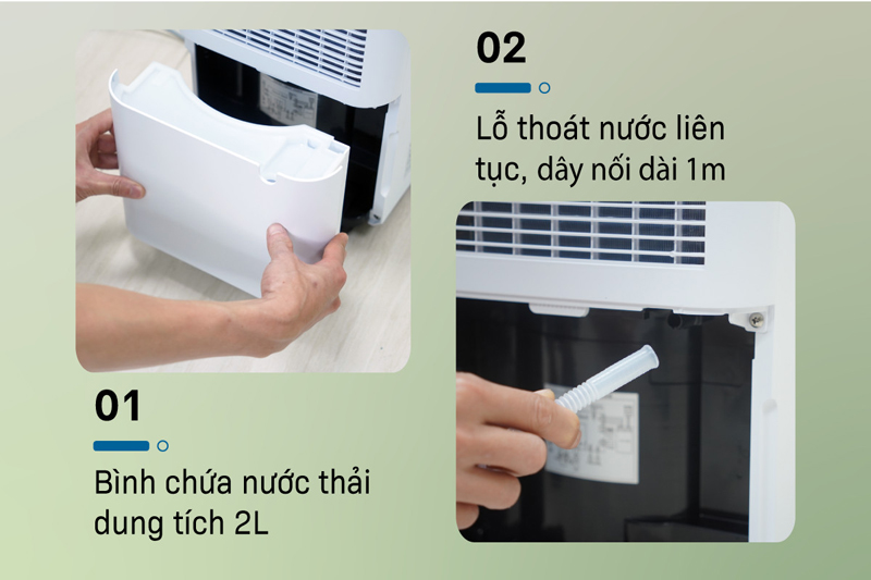 Máy hút ẩm dân dụng Fujihaia DH12W - Hàng chính hãng