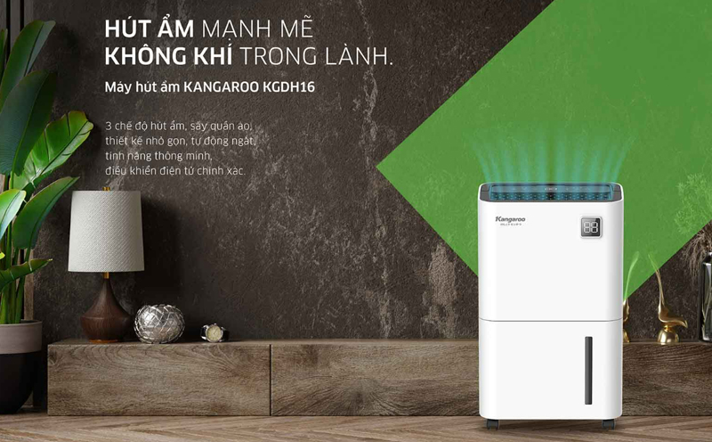 Máy hút ẩm Kangaroo KGDH16 - Hàng chính hãng