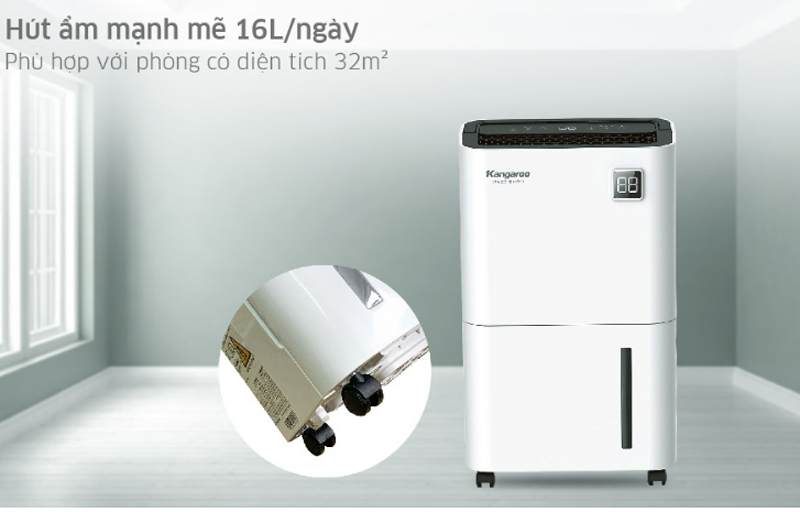 Máy hút ẩm Kangaroo KGDH16 - Hàng chính hãng