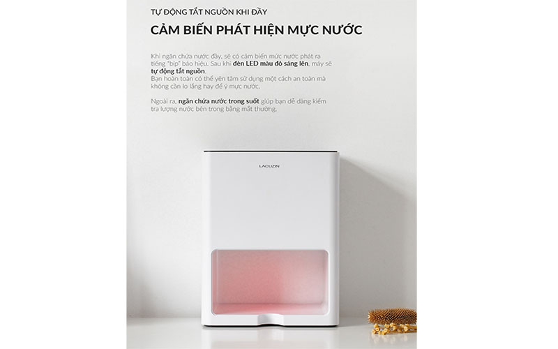 Máy hút ẩm kép Lacuzin LCZ100WT - Hàng chính hãng