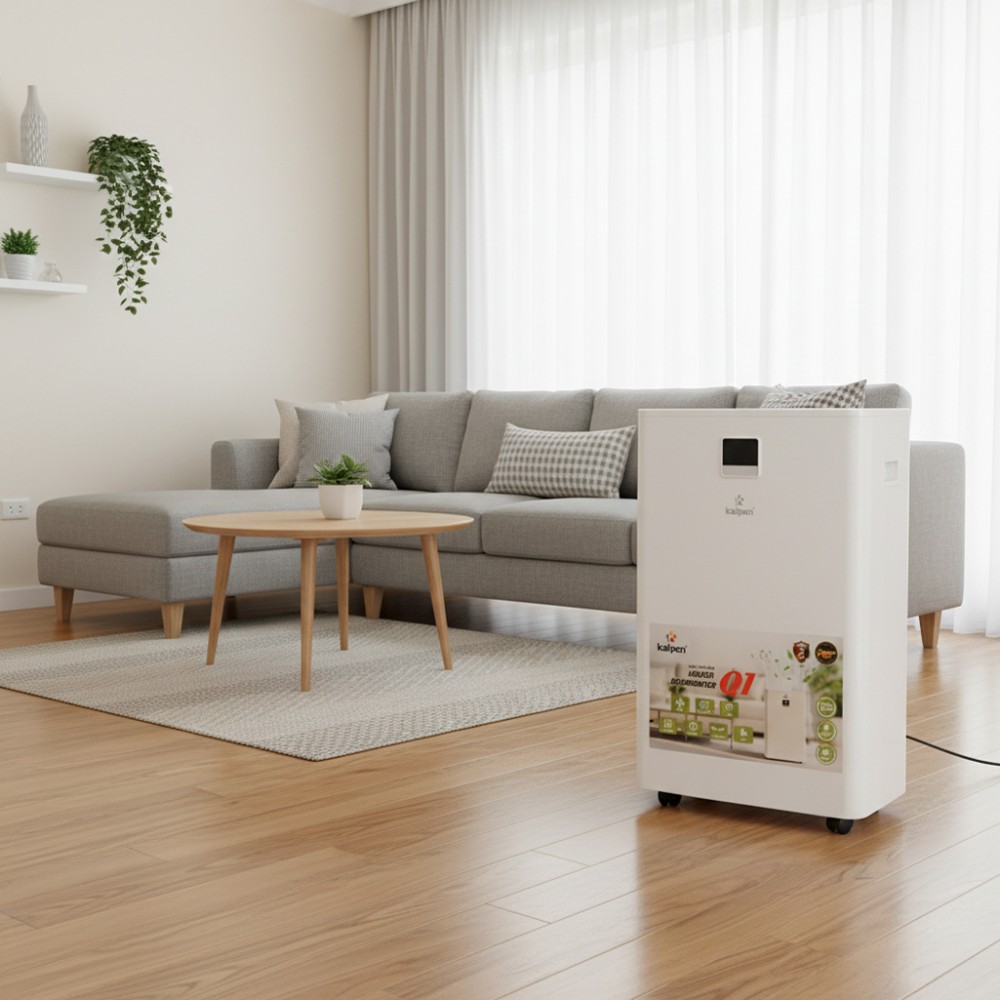 Máy hút ẩm kết hợp lọc không khí Kalpen Q1 - Hàng chính hãng