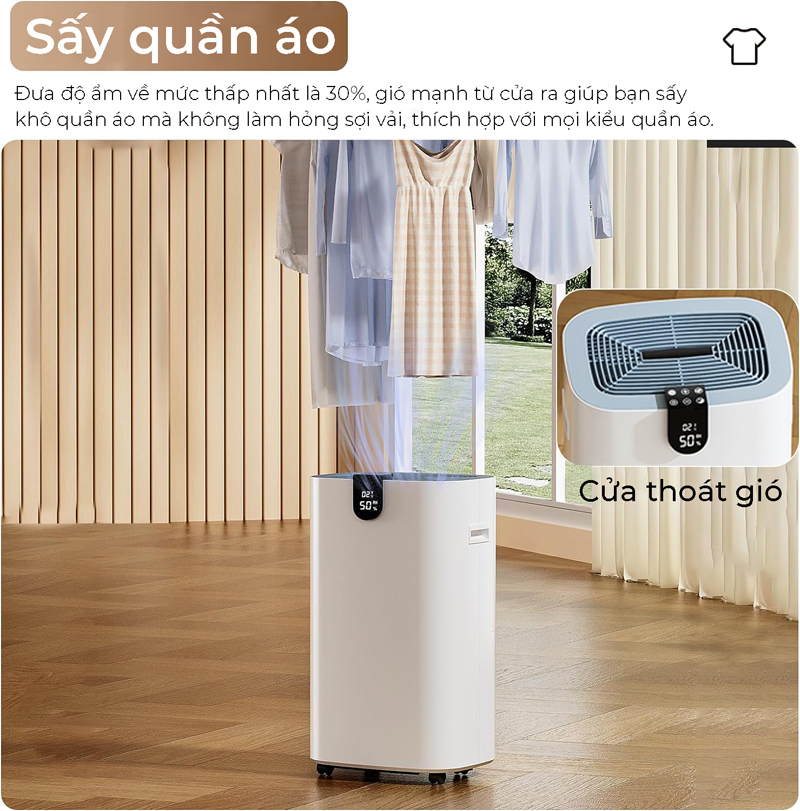 Máy hút ẩm và lọc không khí U Ultty HERCULES - Hàng chính hãng