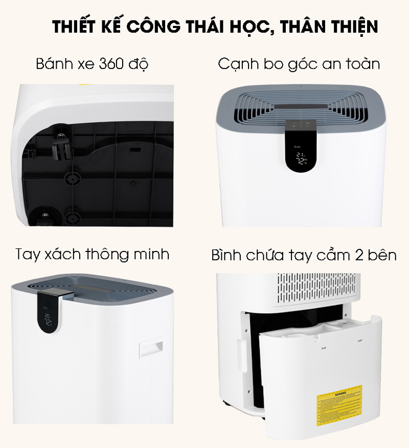 Máy hút ẩm và lọc không khí U Ultty HERCULES - Hàng chính hãng