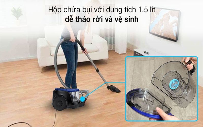Máy hút bụi Samsung VC18M2120SB/SV - Hàng chính hãng