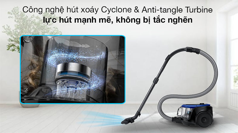 Máy hút bụi Samsung VC18M2120SB/SV - Hàng chính hãng