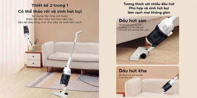 Máy hút bụi cầm tay Aqua CCX600R - Hàng chính hãng