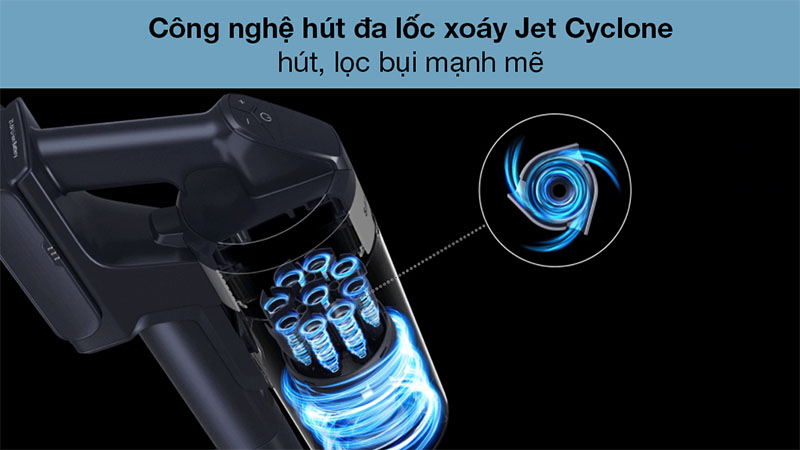 Máy hút bụi cầm tay Samsung VS15A6031R1/SV - Hàng chính hãng