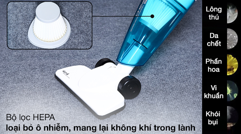 Máy hút bụi cầm tay Deerma DX118C  - Hàng chính hãng