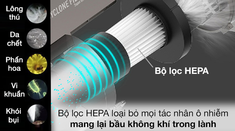 Máy hút bụi cầm tay Deerma DX700S  - Hàng chính hãng