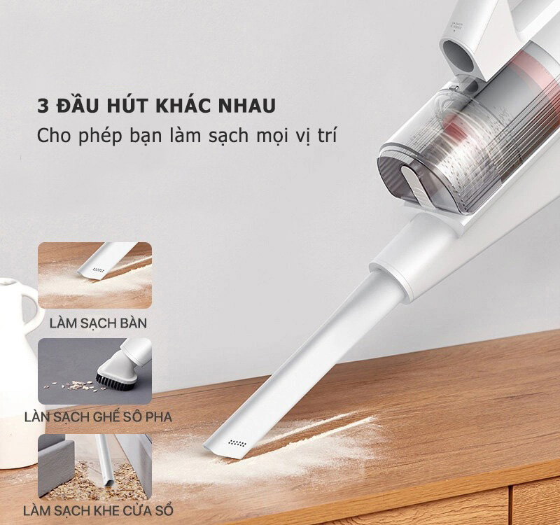 Máy hút bụi cầm tay Deerma DX888 - Hàng chính hãng