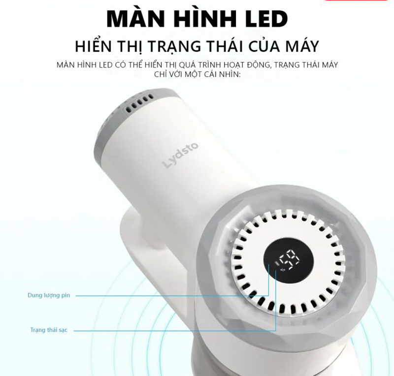 Máy hút bụi cầm tay không dây Lydsto V9 - Hàng chính hãng