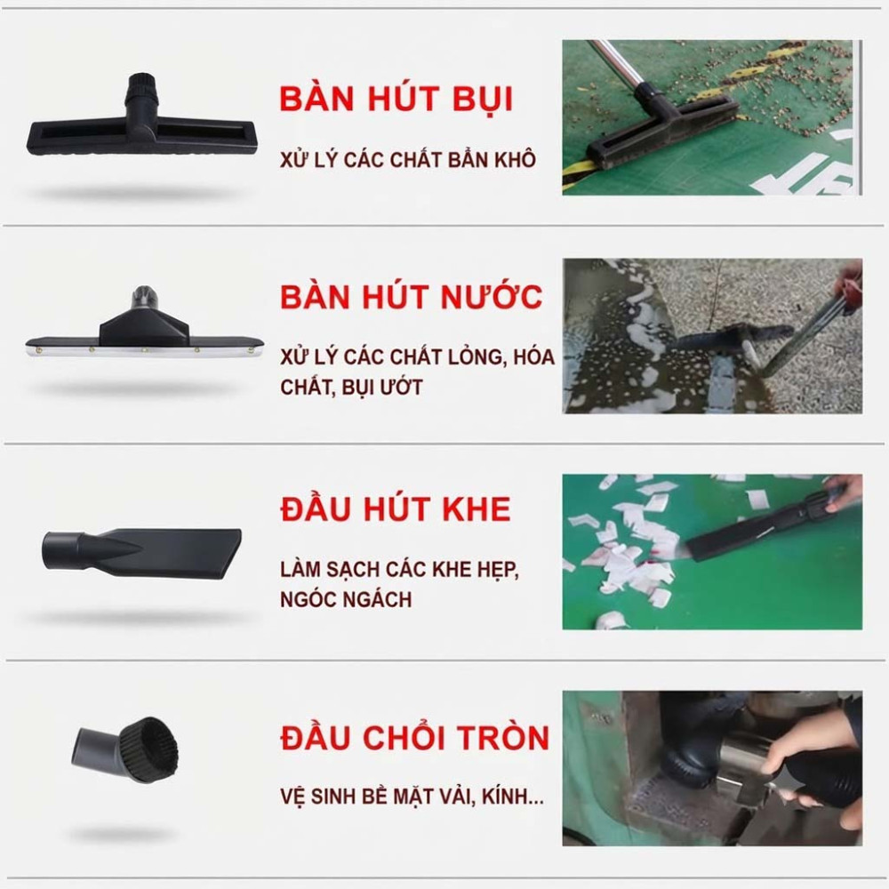 Máy hút bụi công nghiệp Kumisai KMS802J-3 - Hàng chính hãng