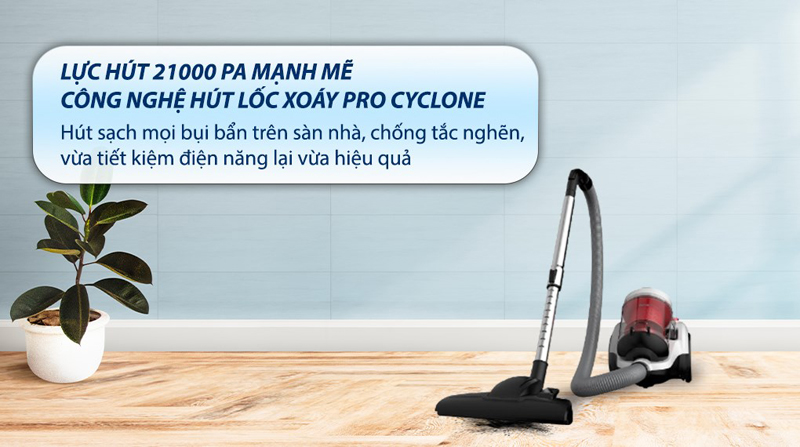 Máy hút bụi dạng hộp Deerma TJ310W - Hàng chính hãng