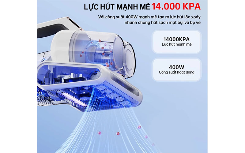 Máy hút bụi giường nệm Aqua CMP105R - Hàng chính hãng