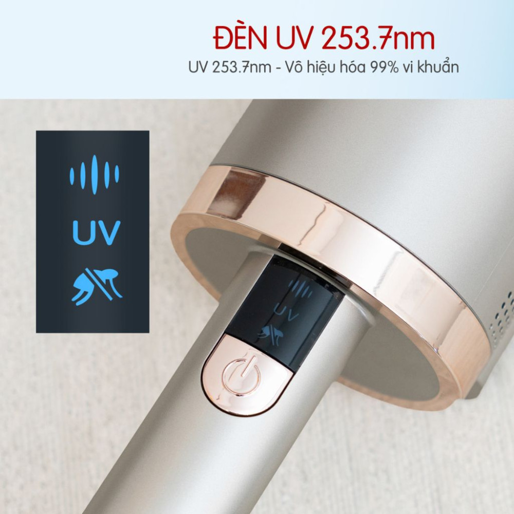 Máy hút bụi giường nệm diệt khuẩn UV Kalpen V4 - Hàng chính hãng