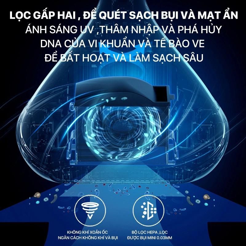 Máy hút bụi giường nệm Deerma EX919 - Hàng chính hãng