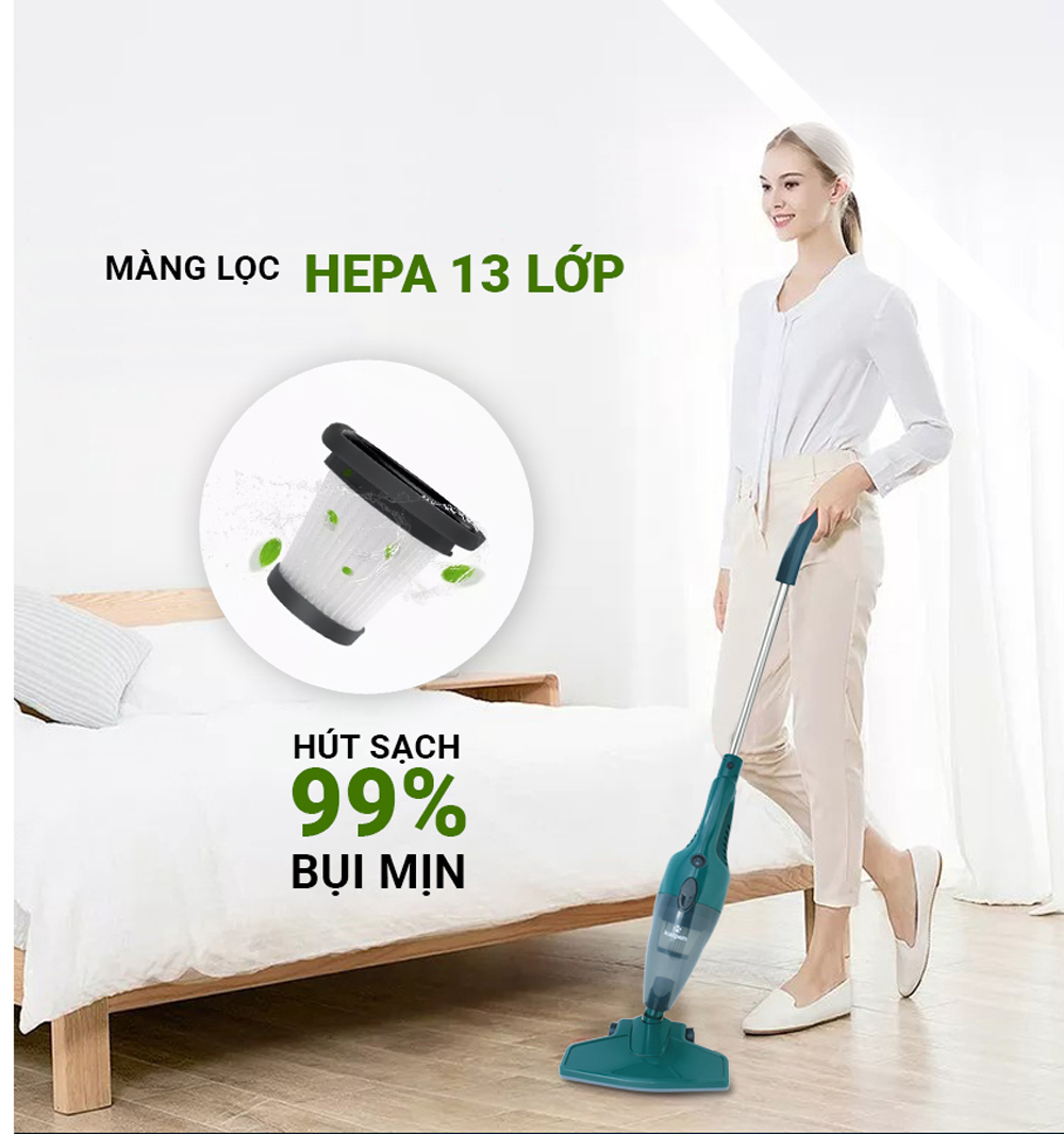 Máy hút bụi cao cấp Kalpen VCK-3902 - Hàng chính hãng