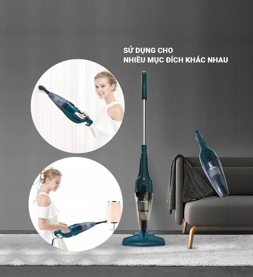 Máy hút bụi cao cấp Kalpen VCK-3902 - Hàng chính hãng