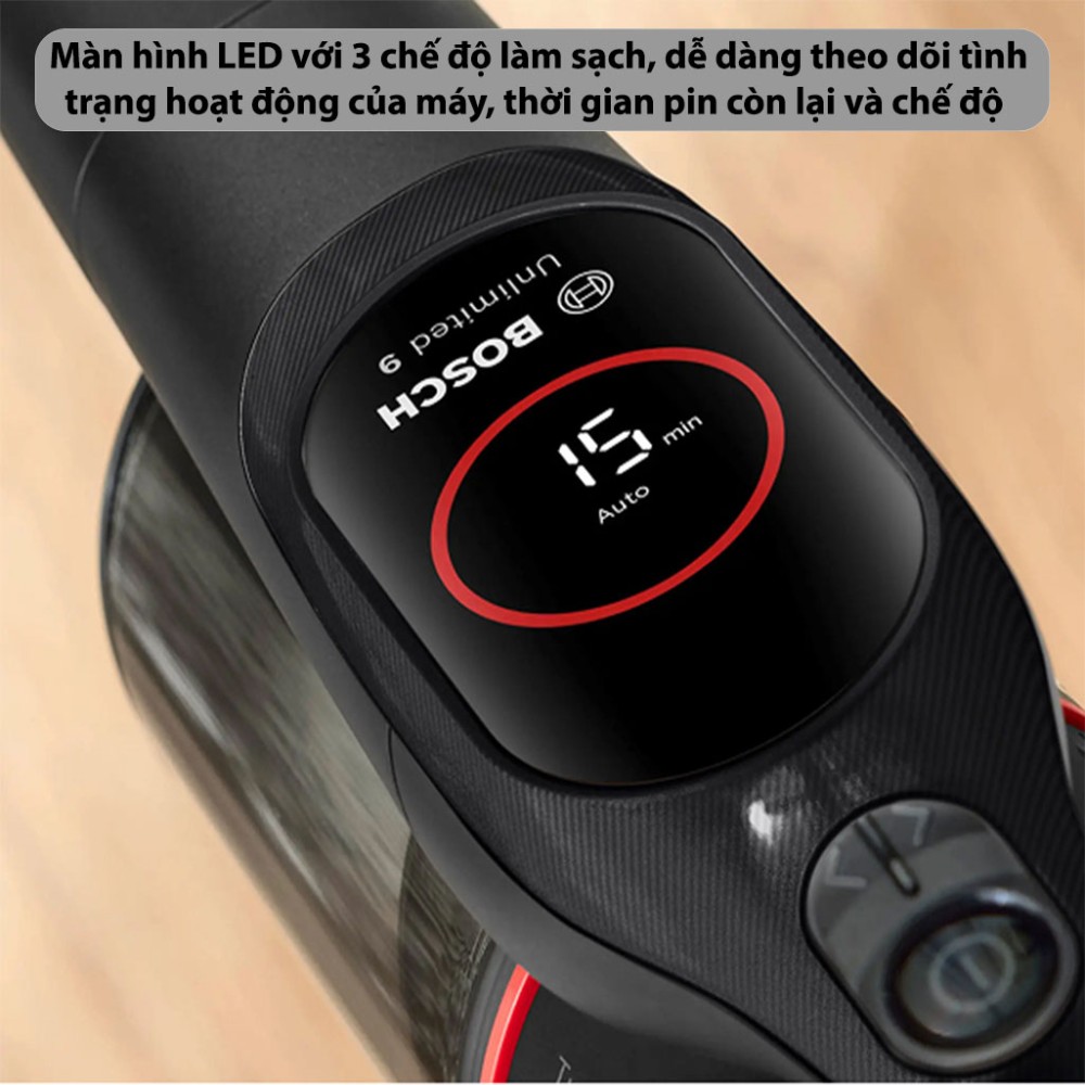 Máy hút bụi không dây Bosch BCS931BQC - Hàng chính hãng