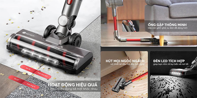 Máy hút bụi không dây Elmich VCE-3928 - Hàng chính hãng