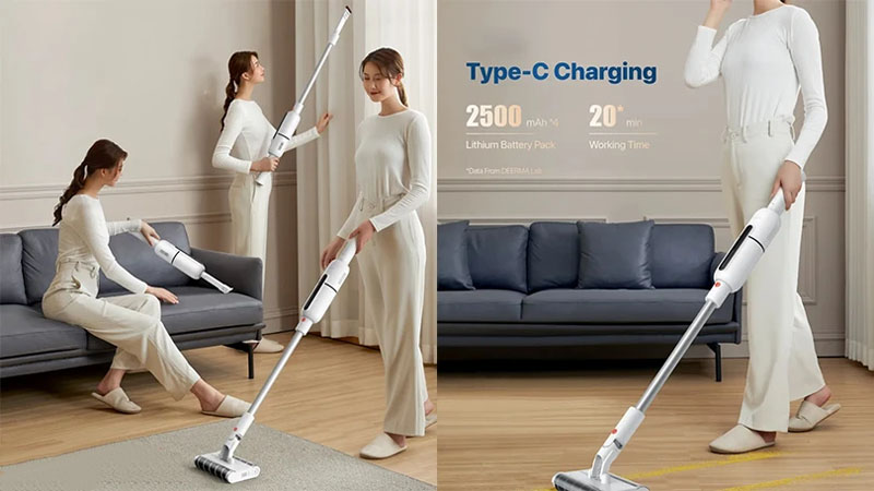 Máy hút bụi cầm tay không dây Deerma VC55 - Hàng chính hãng