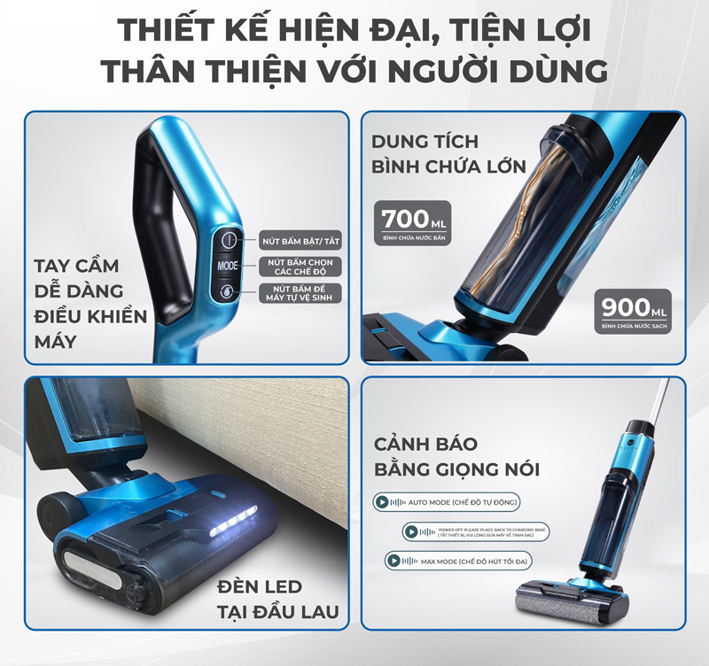 Máy hút bụi lau nhà thông minh Ultty SCW18 - Hàng chính hãng