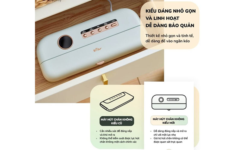 Máy hút chân không Bear SB-CK95W - Hàng chính hãng
