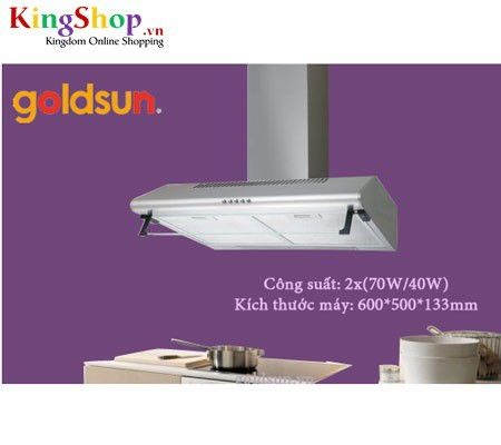 Máy hút khói - khử mùi Goldsun GS-608I* - Hàng chính hãng