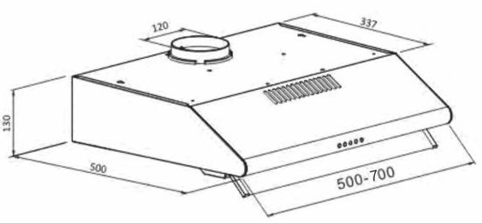 Máy hút khói khử mùi Arber AB-700V - Hàng chính hãng