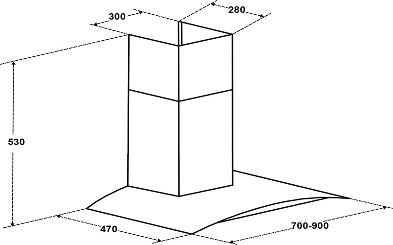 Máy hút khói khử mùi Binova BI-76-ISO-07 - Hàng chính hãng
