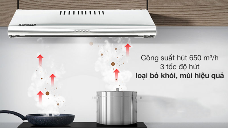 Máy hút khói khử mùi Daikiosan DKH-000006 - Hàng chính hãng