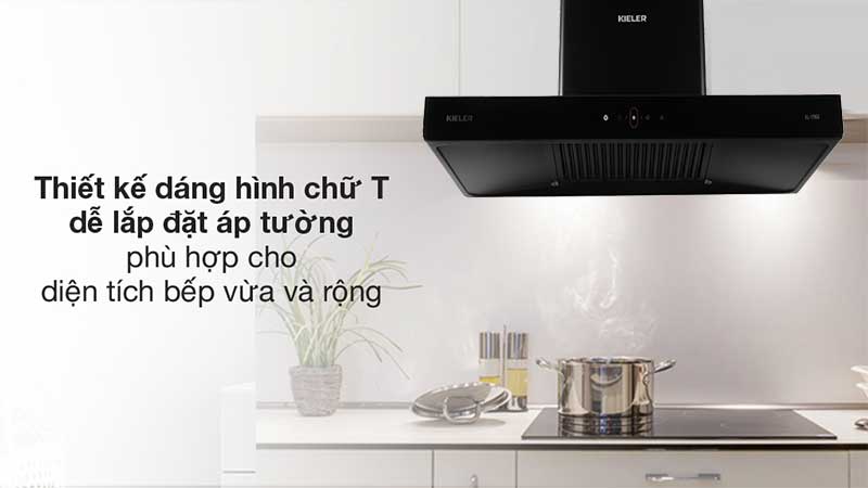 Máy hút khói khử mùi Kieler KL-V904 - Hàng chính hãng