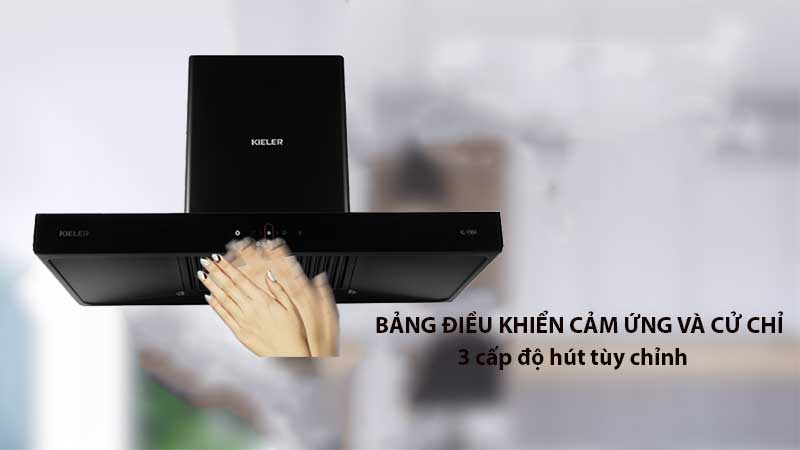 Máy hút khói khử mùi Kieler KL-V904 - Hàng chính hãng