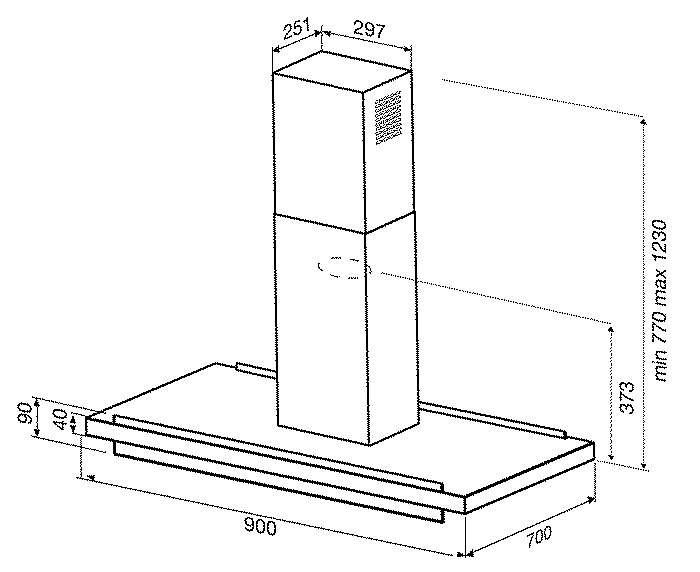 Máy hút mùi Malloca JOINT-I900A - Hàng chính hãng