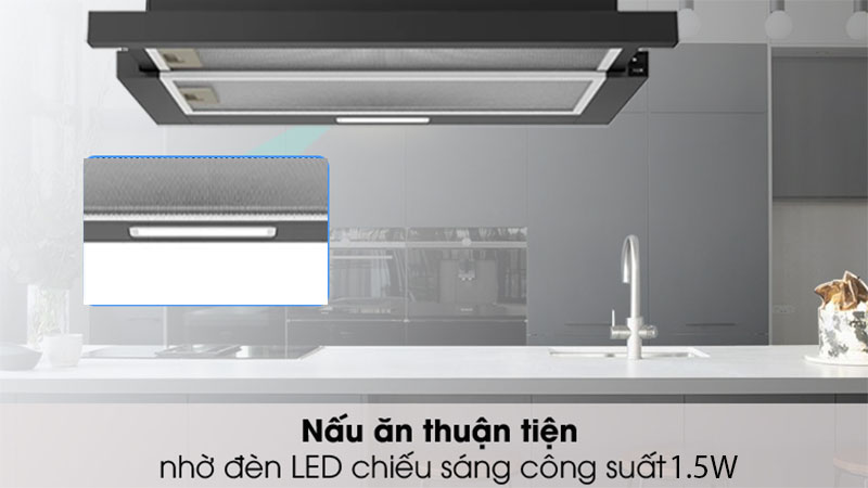 Máy hút khói khử mùi Midea 60L03 - Hàng chính hãng