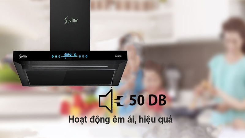 Máy hút khói khử mùi Sevilla SV-70T2B - Hàng chính hãng