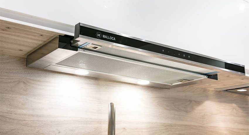 Máy hút khói khử mùi âm tủ Malloca K1507 TC - Hàng chính hãng