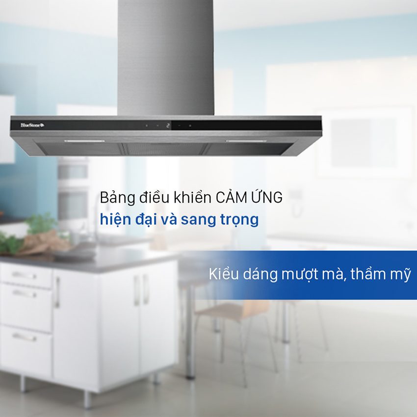 Máy hút mùi Bluestone HOB-8748 - Hàng chính hãng
